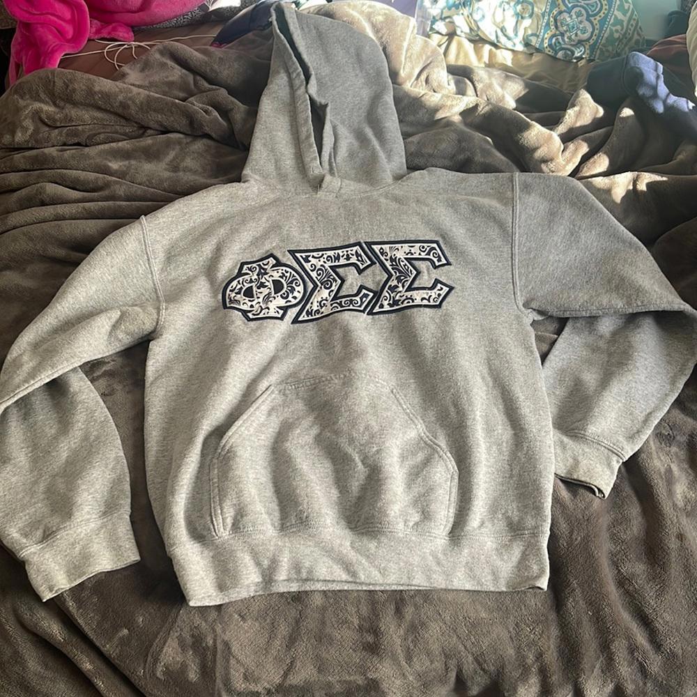 Phi Sigma Sigma Sorority Greek Letters Hoodie Sweatshirt